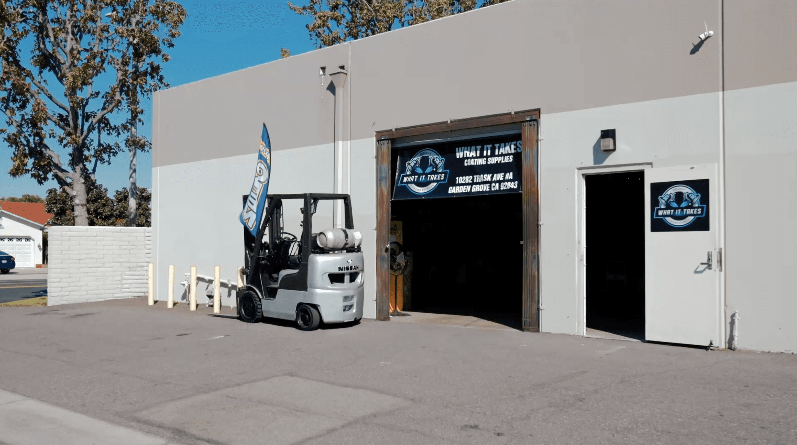 Palm trees in Garden Grove